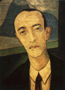 Retrato de Murilo Mendes, do pintor brasileiro Alberto Guignard
